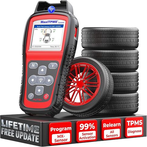 Autel TPMS Programming Tool TS508WF, TPMS Reset Tool with Lifetime Free Updates, WiFi Version of TS408 TS508 TS501 TS601, Activate Relearn Diagnose All TPMS Sensors, TPMS Scan Tool for Pros & DIYers in Kuwait