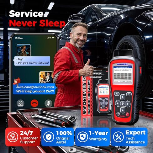 Autel TPMS Programming Tool TS508WF, TPMS Reset Tool with Lifetime Free Updates, WiFi Version of TS408 TS508 TS501 TS601, Activate Relearn Diagnose All TPMS Sensors, TPMS Scan Tool for Pros & DIYers in Kuwait