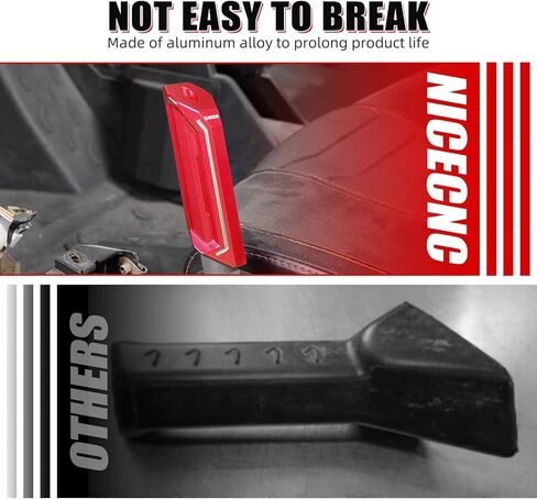 NICECNC Grab Handle Compatible with Can Am X3 Max R 4x4 DS/RS Turbo DPS 2020-2021, X3 Max RR 4x4 DS Turbo DPS 2022, See Fitments, Red in Kuwait
