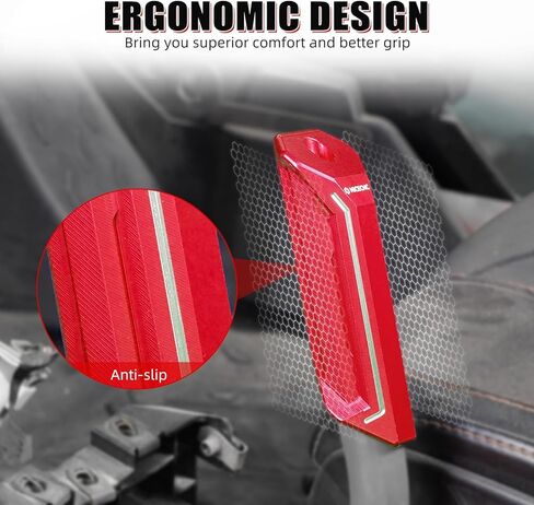 NICECNC Grab Handle Compatible with Can Am X3 Max R 4x4 DS/RS Turbo DPS 2020-2021, X3 Max RR 4x4 DS Turbo DPS 2022, See Fitments, Red in Kuwait