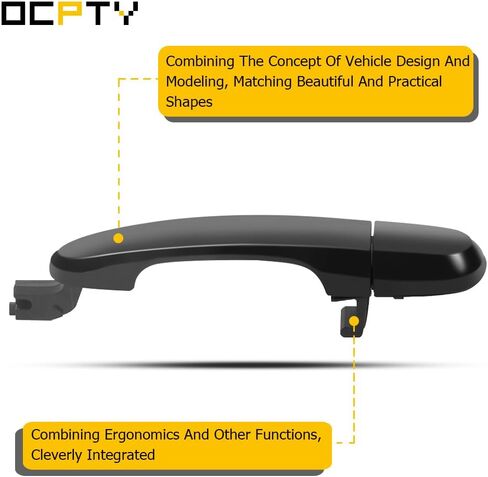 مقابض أبواب OCPTY استبدال الجانب الخلفي الأيمن للركاب مناسب 2005-2010 لكيا سبورتاج باللون الأسود in Kuwait