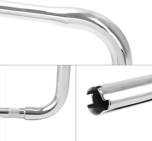 CUSTOM CHROME CCI 11" Rise 1-1/4" Standard Ape Hanger Handlebar Fit For Harley Dyna Forty Eight Freewheeler Heritage Softail Road King Night Train Roadster Sportster 1100 1200 Iron 883 in Kuwait