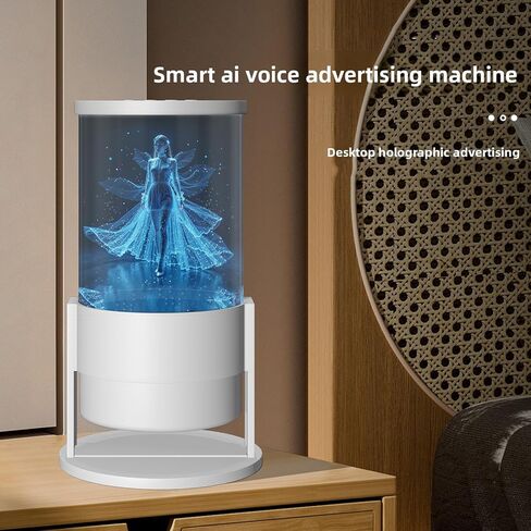جهاز عرض ثلاثي الأبعاد 5D، مكبر صوت بلوتوث مع تحكم في تطبيق WiFi، رؤية HD 1080P 360 درجة، مرئيات ستيريو بالعين المجردة، لمساحات العرض وعدادات البيع بالتجزئة in Kuwait