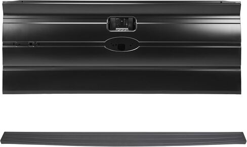 الباب الخلفي للشاحنة الخلفية وغطاء القالب العلوي من ALMULOO متوافق مع 2009-2014 Ford F150 F-150 & SVT Raptor Styleside غطاء واقي الباب الخلفي الصلب استبدال FO1900124 FO1904107 in Kuwait