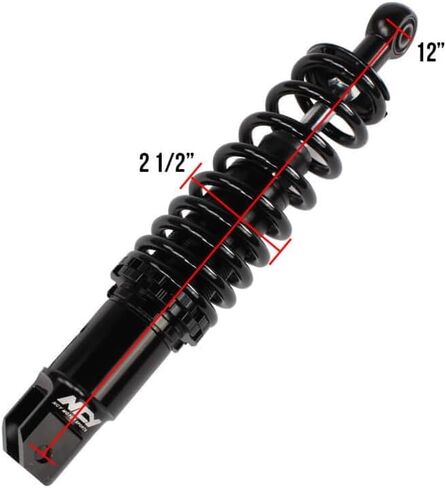 NCY Rear Shock (Black); Yamaha Zuma 50 2T, compatible with Navi in Saudi Arabia