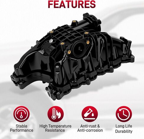 68492577AA مشعب سحب المحرك مع حشية ومستشعر متوافق مع 2014-2018 Ram 1500 2014-2019 Jeep Grand Cherokee 3.0L V6 محرك ديزل تيربو استبدال #68211167AA 68211167AB 68211167AC in Kuwait