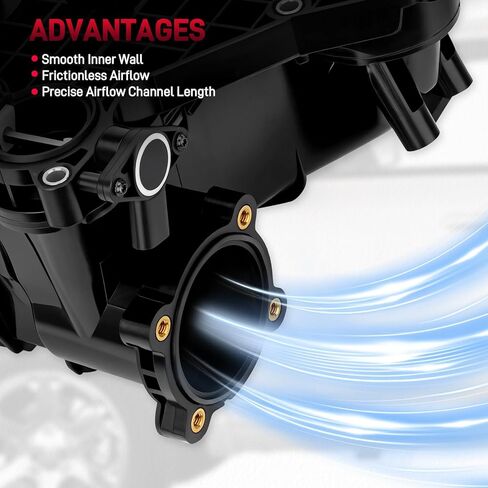 68492577AA مشعب سحب المحرك مع حشية ومستشعر متوافق مع 2014-2018 Ram 1500 2014-2019 Jeep Grand Cherokee 3.0L V6 محرك ديزل تيربو استبدال #68211167AA 68211167AB 68211167AC in Kuwait