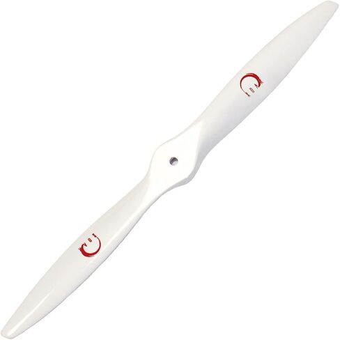 XOAR PJM 19x8 White The Sword RC Model Airplane Propeller. 19 Inch 2 Blade Painted Wood Prop for Gasoline RC Plane in Kuwait