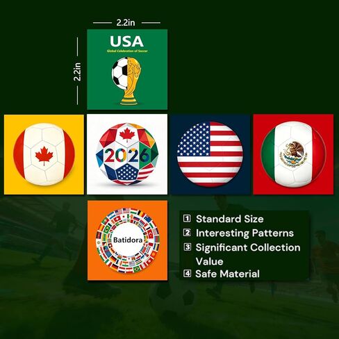 2026 World Soccer Cup Themed 3x3 Puzzle Cube 2.2x2.2in– High Difficulty Restore, Factory-Dry No Lube – Collectible Display Piece with Acrylic Box in Saudi Arabia