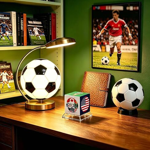 2026 World Soccer Cup Themed 3x3 Puzzle Cube 2.2x2.2in– High Difficulty Restore, Factory-Dry No Lube – Collectible Display Piece with Acrylic Box in Saudi Arabia