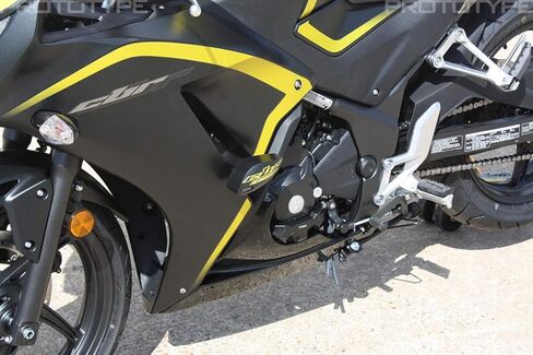 زلاقات إطار T-Rex Racing بدون قطع متوافقة مع Honda 2015-2020 CBR300R - أحمر in Kuwait