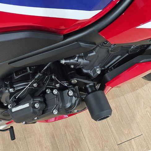 WOOGA Motorcycle Accessories Anti-Collision Frame Sliders Crash Pads Protector compatible for Ho&n&da CB650R/CBR650R CB 650R/CBR 650 R E-Clutch Accessories 2024 2025 2026 Falling Protection Pad in Kuwait