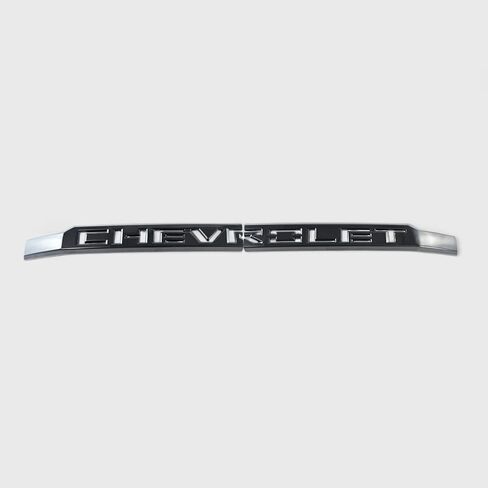 Trim Illusion Chrome Delete Gloss Black Front Grille Overlay Set for 2019-2021 Chevrolet Silverado 1500 | Easy No-Tool Install | US Patented in Kuwait