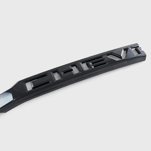 Trim Illusion Chrome Delete Gloss Black Front Grille Overlay Set for 2019-2021 Chevrolet Silverado 1500 | Easy No-Tool Install | US Patented in Kuwait