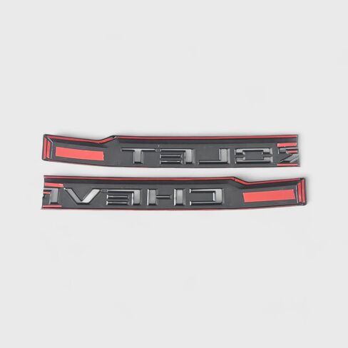 Trim Illusion Chrome Delete Gloss Black Front Grille Overlay Set for 2019-2021 Chevrolet Silverado 1500 | Easy No-Tool Install | US Patented in Kuwait