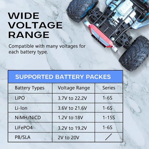 B6 AC Lipo Balance Charger with 80W Power Supply for 1S 2S 3S-6S LiPo Lilon Life Lifepo4 NiCd NiMh Pb RC Battery in Saudi Arabia