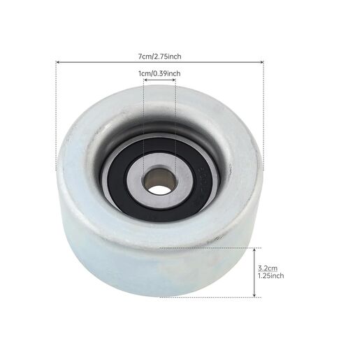 Idler Pulley Replacement for Lexus ES350 GS350 GS450h IS350 RX350 2007-2021 for Toyota 4Runner Camry Tacoma RAV4 Highlander 2003-2021, Drive Belt Idler Pulley No.16604-31020/16604-0P011 in Kuwait