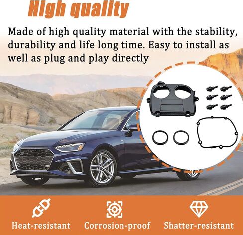 Engine Timing Cover with Gasket Set Fit for AUDI A3 A4 A5 A6 A7 Q3 Q5 Q7 TT TTS Quattro for VW Arteon GTI Golf Passat Replace 06K103269F 06K103483 06K103269D 06L103269E in Saudi Arabia