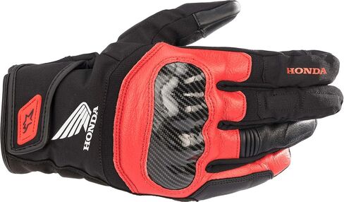 قفاز Alpinestars Honda SMX Z Drystar، مقاس M، أسود/أحمر ساطع in Kuwait