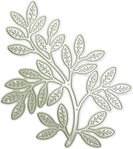Foliage Die Cut for Card Making, Branches Metal Cutting Dies Congratulations Die Cuts Happy Birthday Embossing Stencils Template for DIY Scrap-Booking Decor Wedding Birthday Blessing Card in Kuwait