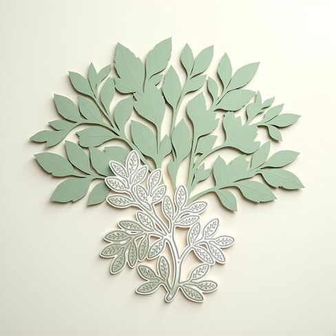 Foliage Die Cut for Card Making, Branches Metal Cutting Dies Congratulations Die Cuts Happy Birthday Embossing Stencils Template for DIY Scrap-Booking Decor Wedding Birthday Blessing Card in Kuwait