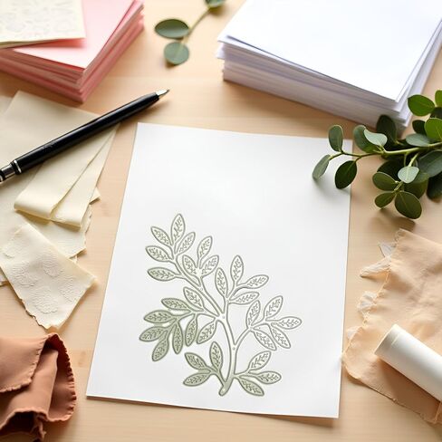 Foliage Die Cut for Card Making, Branches Metal Cutting Dies Congratulations Die Cuts Happy Birthday Embossing Stencils Template for DIY Scrap-Booking Decor Wedding Birthday Blessing Card in Kuwait