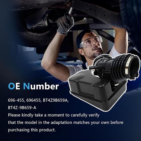 AUCERAMIC 696-455 Air Intake Hose Fit for Ford Edge Limited SE SEL Sport 3.5L 3.7L V6 Gas 2011-2014 for Lincoln MKX Base 3.7L V6 Gas 2011-2015 Replace# BT4Z9B659A in Kuwait