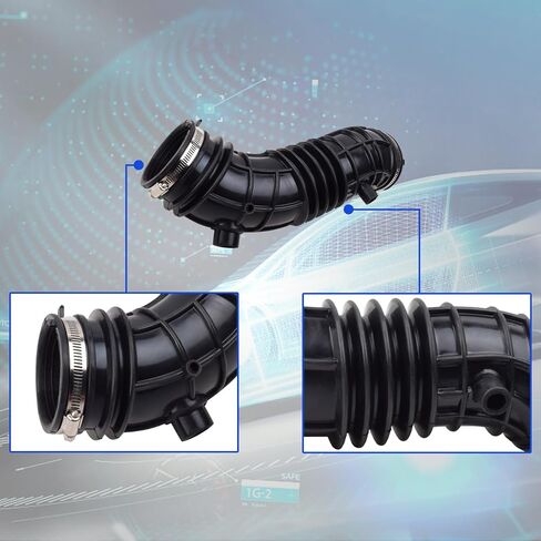 17228-R40-A00 أنبوب خرطوم مدخل منقي هواء المحرك مع مشابك متوافق مع 2008-2012 Honda Accord 2.4L Sedan SE LX LX-P Submodel استبدال #696-052 in Kuwait