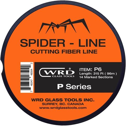 WRD Spider Line P6-315 feet (96m) – 14 pre-Marked Lengths Excellent Cutting Good tensile Strength, Windshield Fiber Cutting line Wire Orange Bat Spider in Saudi Arabia