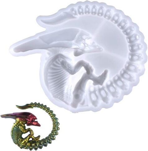 Dragon Resin Mold, Silicone Epoxy Mold, Flexible Winged Angel Resin Mould for Making Candles Cakes Soaps Chocolates DIY Crafts in Saudi Arabia