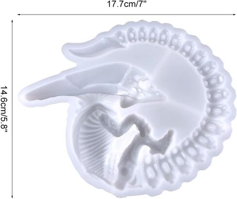 Dragon Resin Mold, Silicone Epoxy Mold, Flexible Winged Angel Resin Mould for Making Candles Cakes Soaps Chocolates DIY Crafts in Saudi Arabia
