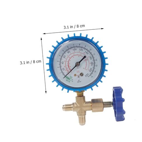 Yardwe Automotive Manifold Gauge Set with Pressure Gauge and Manifold Hose, HVAC Ac Recharge Tool Kit for Vehicle Maintenance Random Color in Kuwait