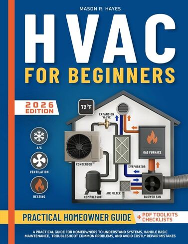 HVAC for Beginners: A Practical Guide for Homeowners to Understand Systems, Handle Basic Maintenance, Troubleshoot Common Problems, and Avoid Costly Repair Mistakes in Kuwait