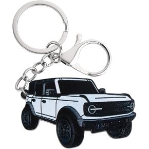 Bronco Keychain Accessories,Car Key Chain,Keychain Clip For Ford Bronco 2022 2023 2024,Key Ring Gift For Car Lover in Saudi Arabia