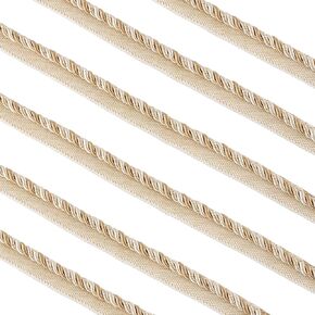12.5 Yards Twisted Lip Cord Trim, 0.24 Inch Twisted Trim Cord Rope for DIY Crafts, Twist Trims Cords Rope for Home Decor, Upholstery Curtain Tieback in Saudi Arabia