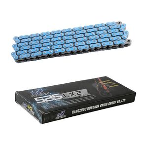 DONGHUA Motor Sport DH Chain 525 LX2 Series Chain X-Ring Chain (120 Links) (Metallic Red) in Saudi Arabia