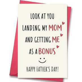Fathers Day Card for Husband, Fathers Day Gift from Wife Girlfriend, Happy Father’s Day Card for Boyfriend, Romantic Heartfelt Greeting Card for Dad, Family Appreciation Card for Him in Saudi Arabia