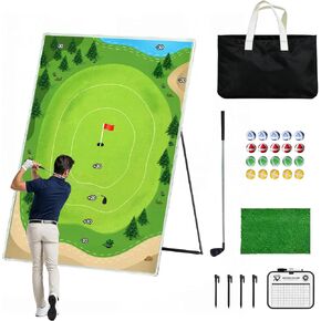 BalanceFrom Putting Green Mat with Automatic Ball Return, 3 Balls Included in Saudi Arabia