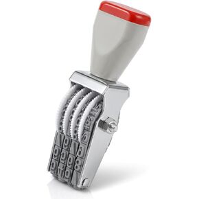 4 Digit Number Stamp Adjustable Number Stamps Multi- Functional Creative Price Tag Roller, Rubber Changeable Numerical Stamp in Saudi Arabia