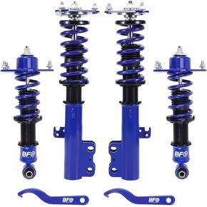 BFO Coilovers for Scion TC 2005-2010, Height Adjustable Full Coilovers Suspension Kit, Preset Damping Shock Absorber Struts, Lowering Kit Blue in Saudi Arabia