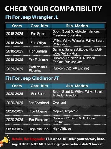 عجلة قيادة ZIMABLUE من ألياف الكربون 3K ساخنة على شكل D لسيارة Jeep Wrangler JL JLU 2018-2026 & Gladiator JT 2020-2026، شريط أزرق عميق، غطاء حواف من الكربون in Kuwait