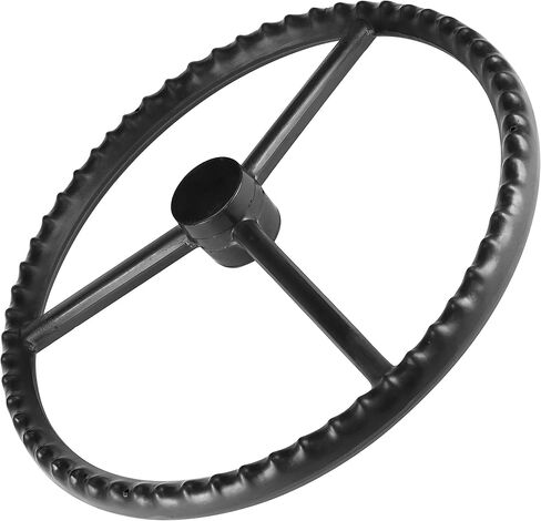 Caltric Steering Wheel Compatible with Ford/New Holland 8N NAA NAB Tractors D6NN3600B 18" in Kuwait