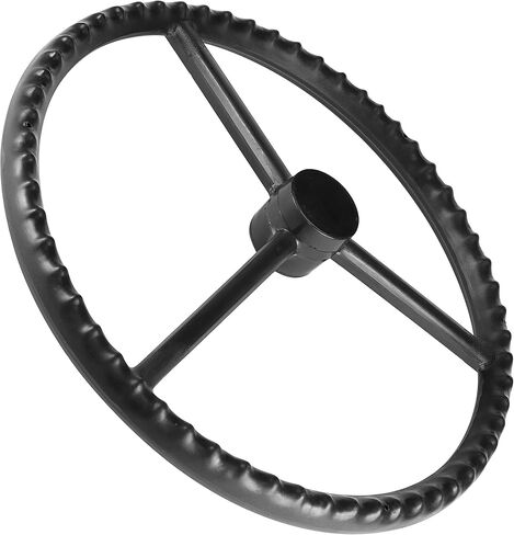 Caltric Steering Wheel Compatible with Ford/New Holland 8N NAA NAB Tractors D6NN3600B 18" in Kuwait