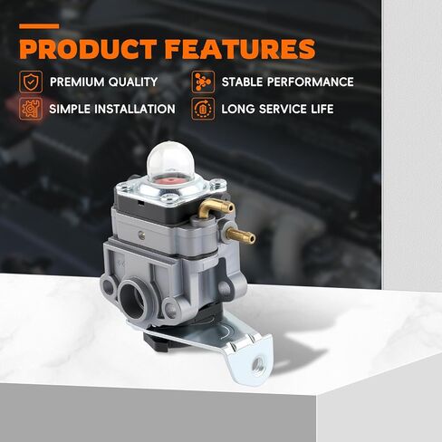 GoaMotors Carburetor Fit for Legend Force 46cc Gas Tiller Replace A063001 Carb in Kuwait