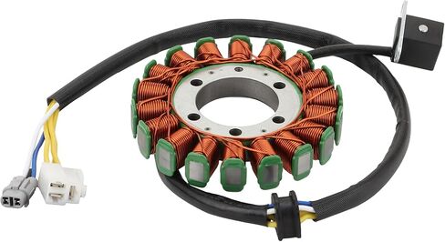 WOOSTAR 18 Coil 5 Wire Magneto Stator Replacement for Suzuki 2006-2011 LTR450 LT-R450 Quad Racer OEM 32101-45G00 32101-45G10 32101-45G11 in Kuwait