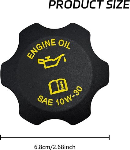 Engine Oil Filler Cap Replacement Compatible with Jeep Wrangler Cherokee Grand Cherokee Dodge Ram 1500 2500 3500 Dakota Durango Caravan Neon Chrysler Concorde PT Cruiser 53010654AA 04648831AA in Saudi Arabia