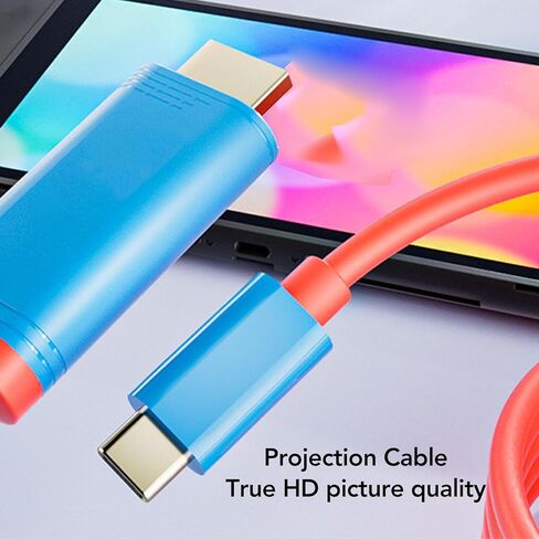 كابل عرض وحدة التحكم LICAEVEY، سرعة عالية 18 جيجابت في الثانية 4K عند 60 هرتز 5.1 صوت محيطي، مع HDR ديناميكي وشحن سريع 100 وات PD، للمحول 2 ROG Ally S20 in Kuwait