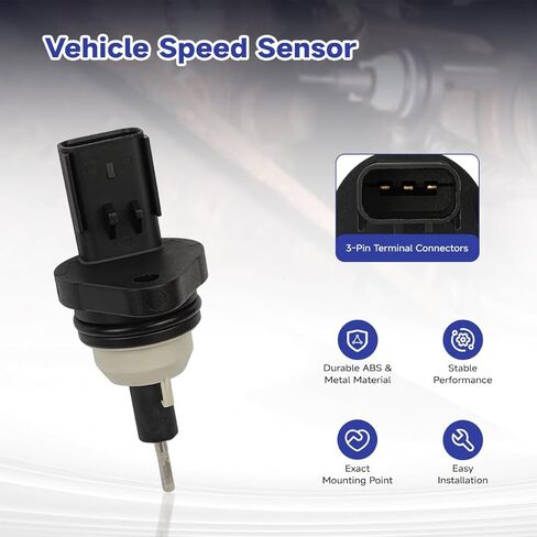 917-628 Transmission Speed Sensor for 1998-2001 Jeep Cherokee (L6 4.0L/L4 2.5L), 1998 Jeep Grand Cherokee (L6 4.0L/V8 5.2L/5.9L), 1998-2006 Jeep Wrangler (L6 4.0L L4 2.4L/2.5L),Replaces 56027905 in Saudi Arabia