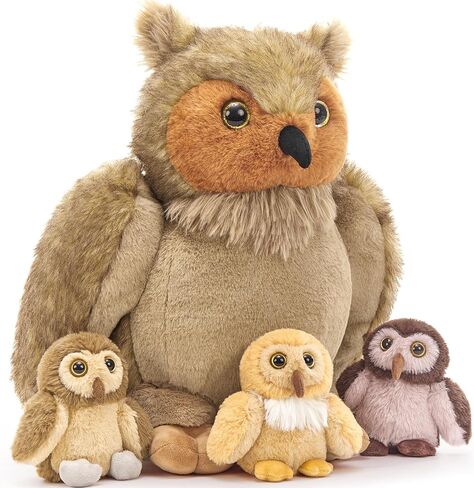 Tezituor 5Pcs Sloth Stuffed Animal Set, 22 inch Large Pregnant Stuffed Sloth Plushies with 4 Cute Babies Toy, Realistic Bradypod Plush Body Pillow Birthday Easter Gift Decor for Girl Boy in Saudi Arabia