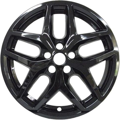 PACRIM 18" Gloss Black Wheel Skin Set Made for Ford Edge SEL (2021-2024) | Durable ABS Plastic Cover Hubcap | Fits Directly Over OEM Wheel in Kuwait